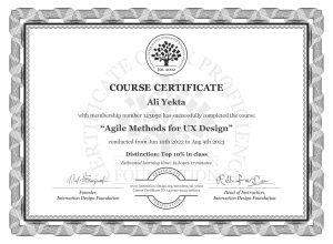 Agile Methods fo UX Design